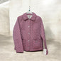 50560062 Short Collar Button Jacket Pink