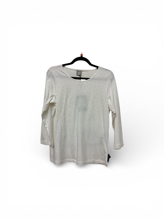 55-214305 Onck 3/4 Slv Dimonte Detail Cream