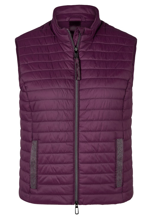 55-222870 Light Padded Gilet Plum