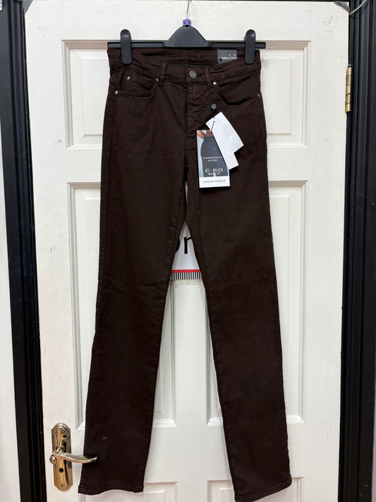 5525 Straight Leg Magic Fit Stretch Jeans Brown