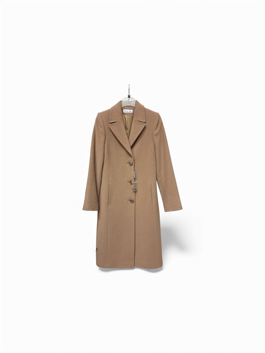 Knee Lgt Basic Wool Coat Camel