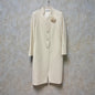 558-4201 Scalloped Collar Coat With Broa Cream