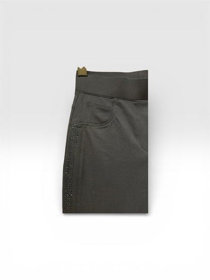 566T-Navy 566T Jean Style Heavy Trs Bling Side Sea Navy Black