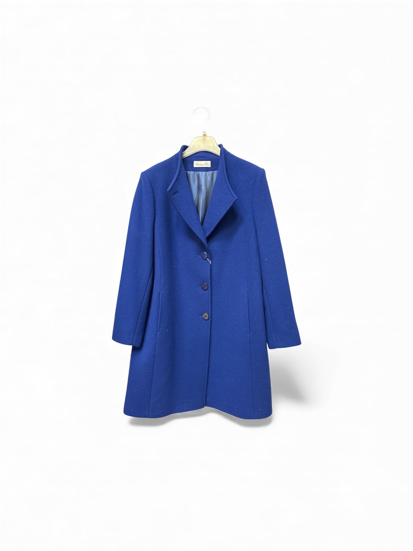 596-4490 Fold Back Funnel Neck 3/4 Lgt C Royal Blue
