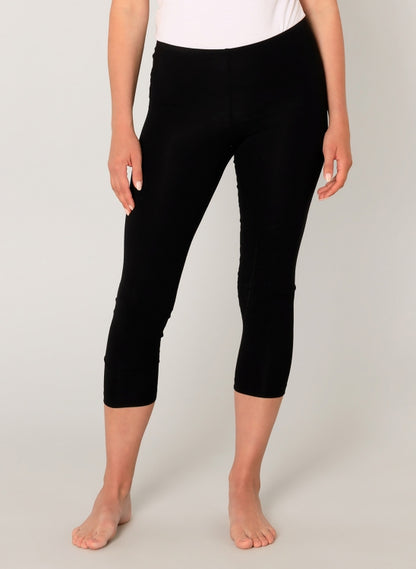 6000025 short length leggings Black