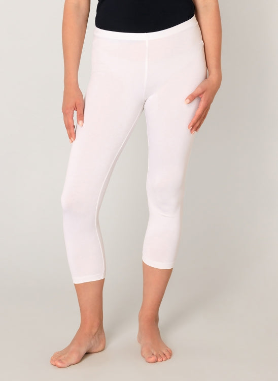 6000025 short length leggings White