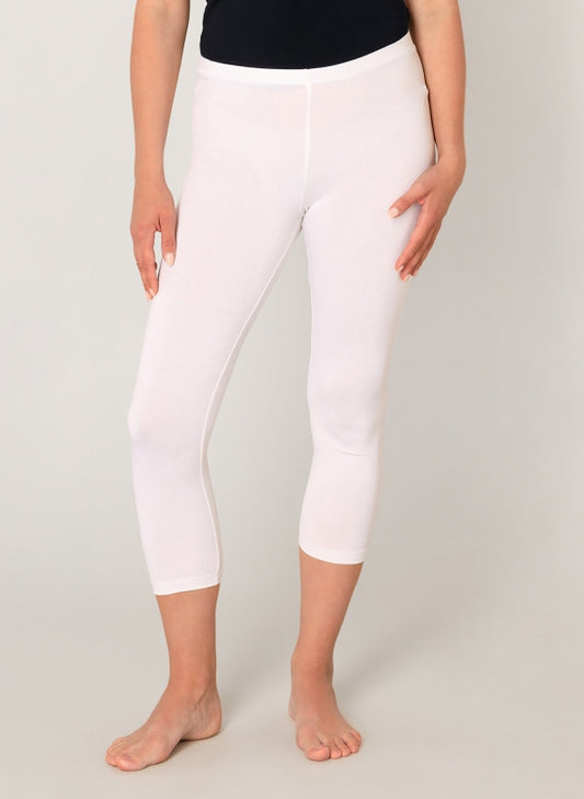 6000025 short length leggings White
