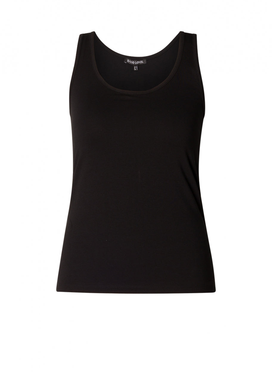 6000030 Basic Vest Top Black
