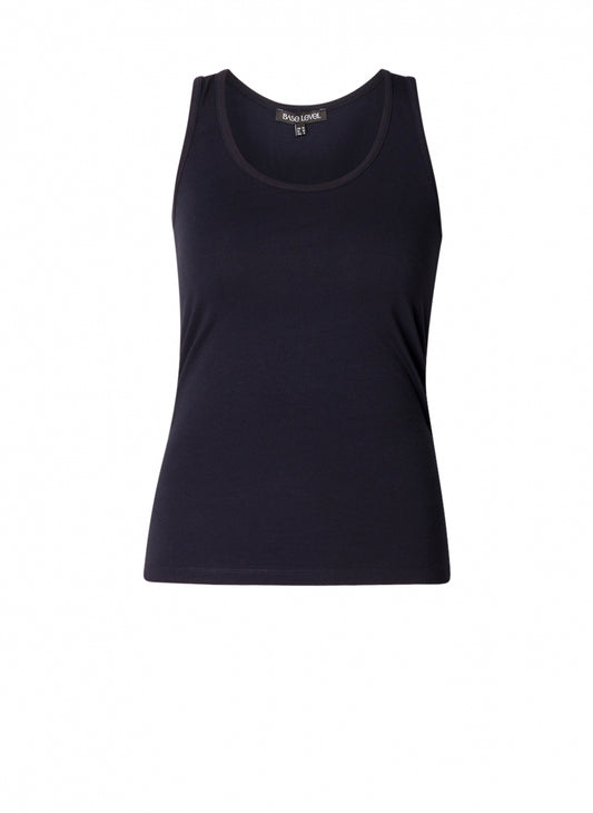 6000113 Basic Vest Top Navy