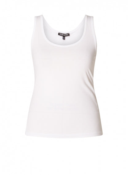 6000113 Basic Vest Top White
