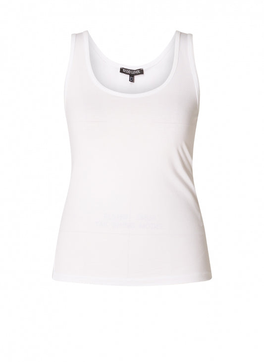 6000113 Basic Vest Top White