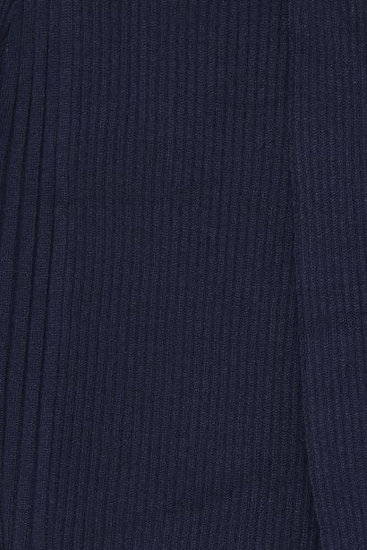 600778 Open Ribbed Cardigan Navy