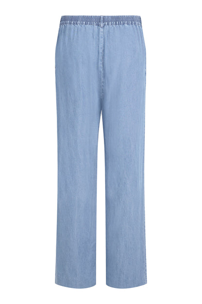 6015/6500 Elastic Waist Light Denim Wide Light Denim