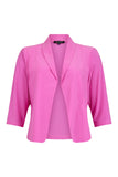 6073/6055 Short Bolero Jersey Cardigan Pink