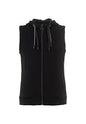 6141-505692 O/Size Jersey Zip Up Gilet Navy