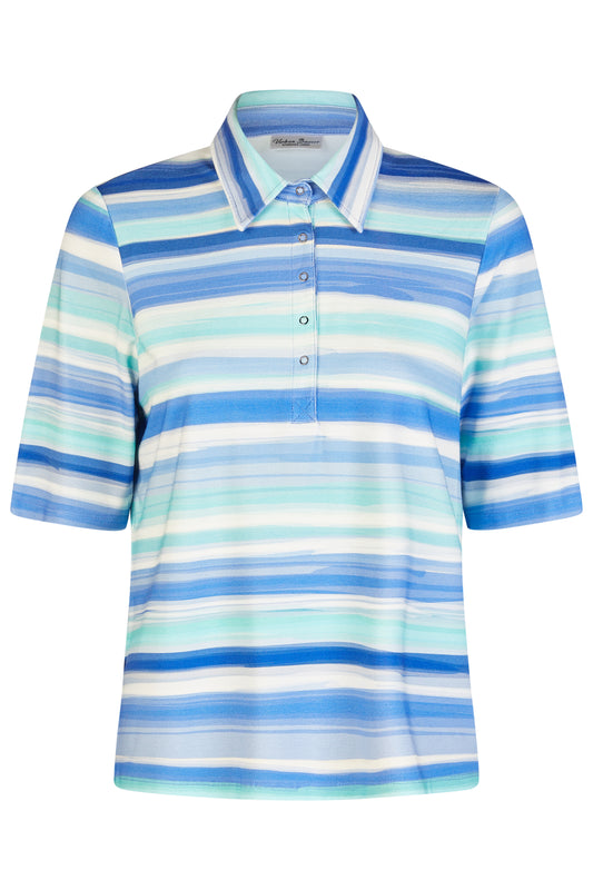 62530062 Stipe S/S Polo Shirt Blue
