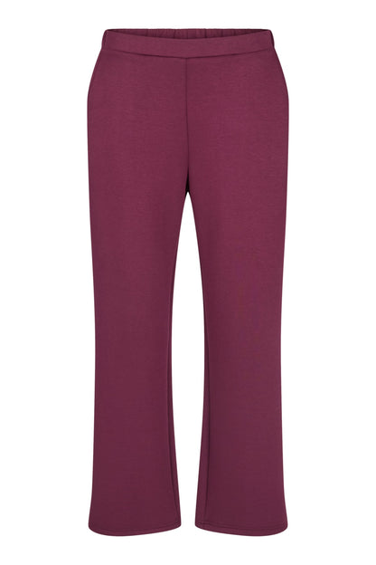 6346/6577 JERSEY PULLUP WIDE LEG TROUSERS Brown