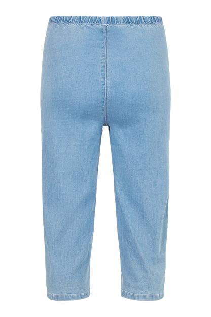 6537/6740 Soft Denim Pedal Pushers Denim