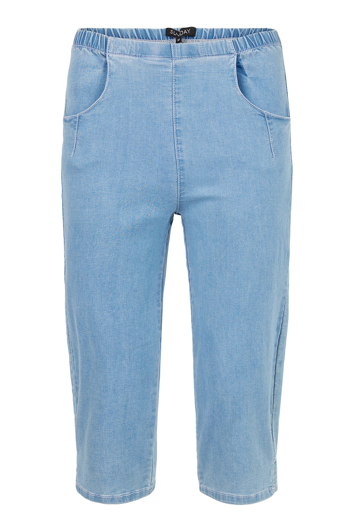 6537/6740 Soft Denim Pedal Pushers Denim