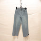 6570 Patch Pocket Wide 7/8 Leg Jeans Light Denim
