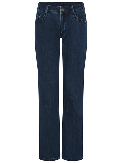 6614 Flared Pocket Design Jeans Denim