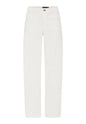 6648 Patch Pocket 7/8 Lgt Wide Leg Jean Beige
