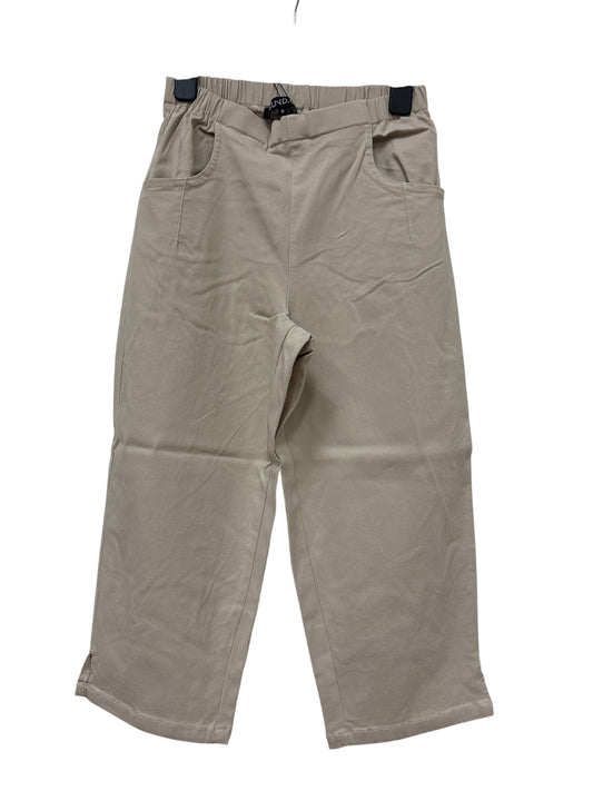 6699/6107 KNEE LENGTH SUPER STRETCHY PULL UP TROUSERS Beige