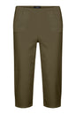 6699/6107 Stretch Pocket 3/4 Trousers Olive Green