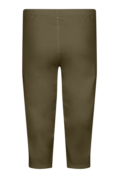 6699/6107 Stretch Pocket 3/4 Trousers Olive Green