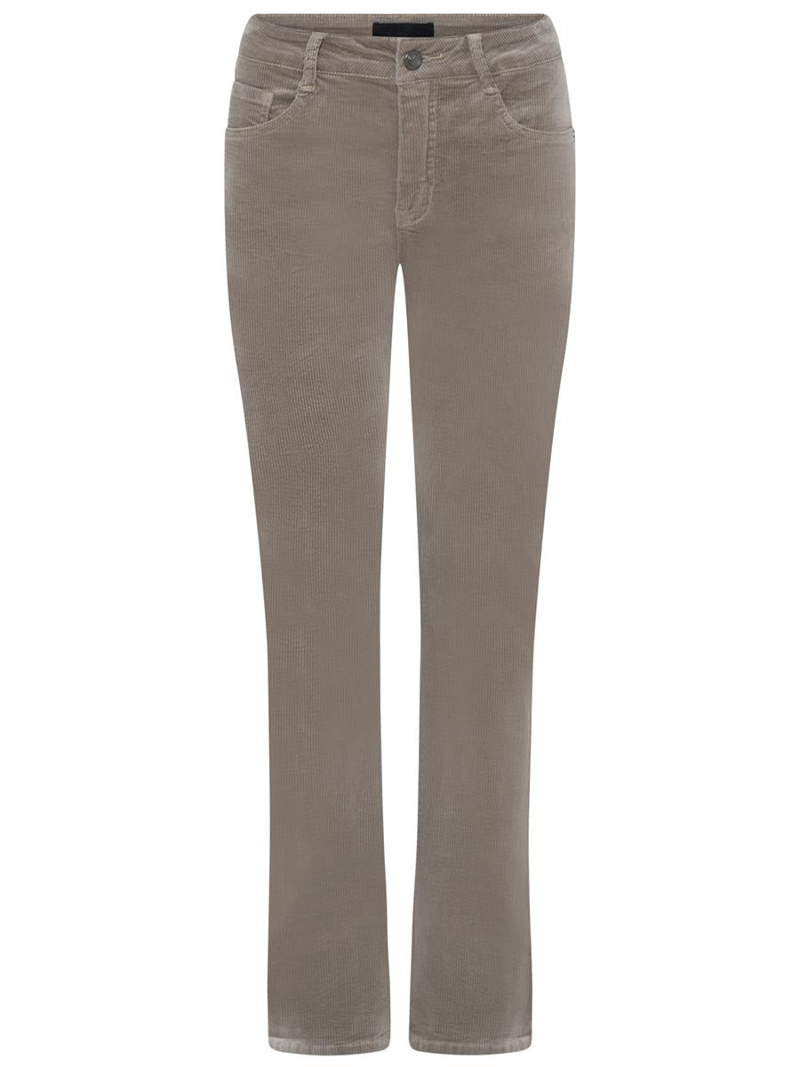 6716 Emma Corduroy Straight Leg Jeans Beige