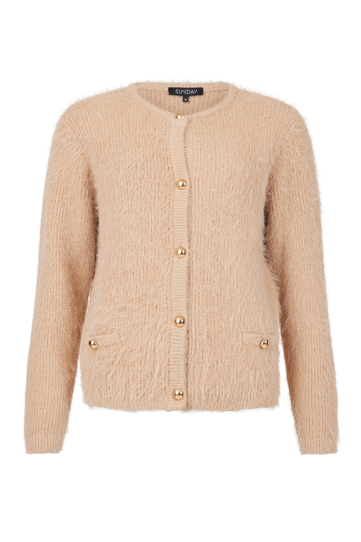 6869/6430 Mohair Gold Button Chanelle Ja Black