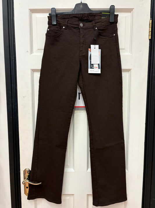 6897 magic fit flared jeans Brown