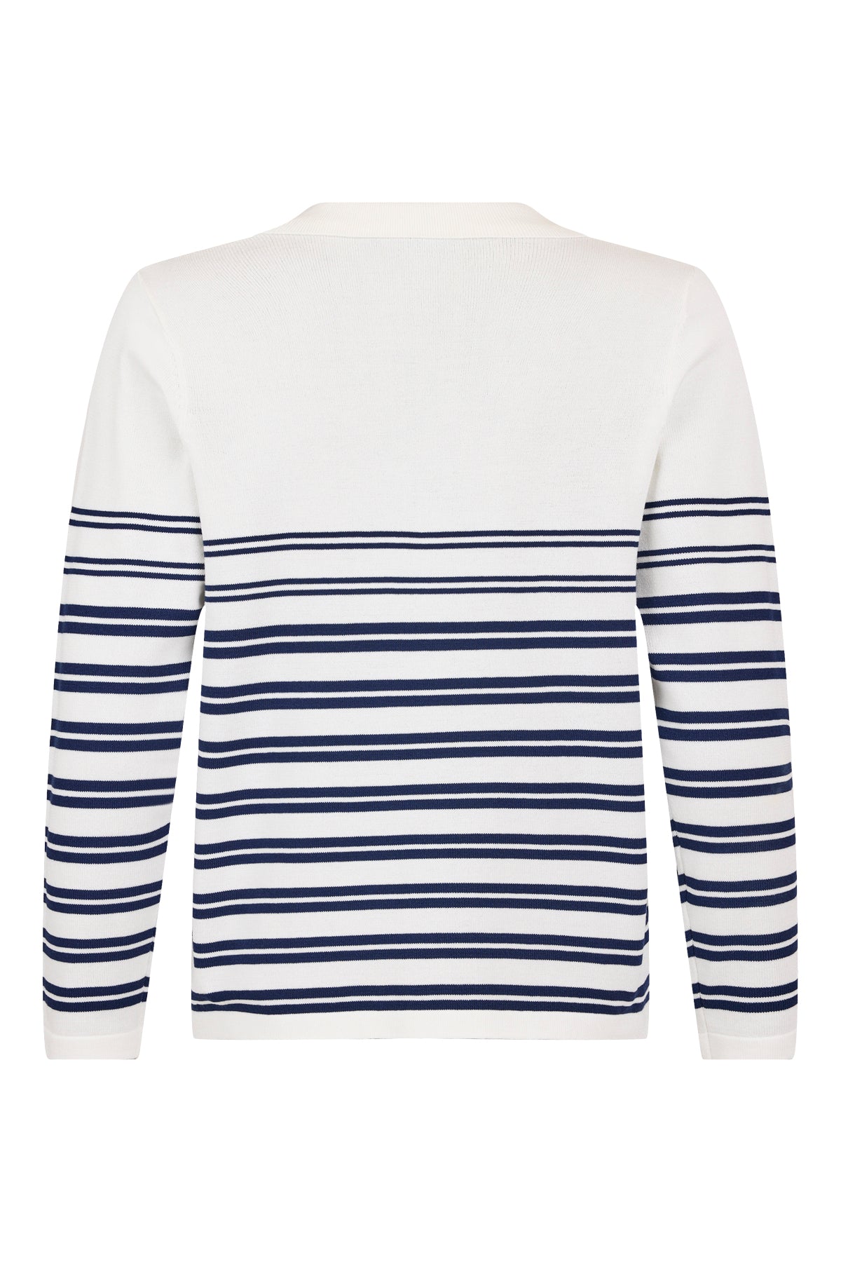 6929/6281 Collar Stripe Jumper Lilac
