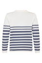 6929/6281 Collar Stripe Jumper Lilac