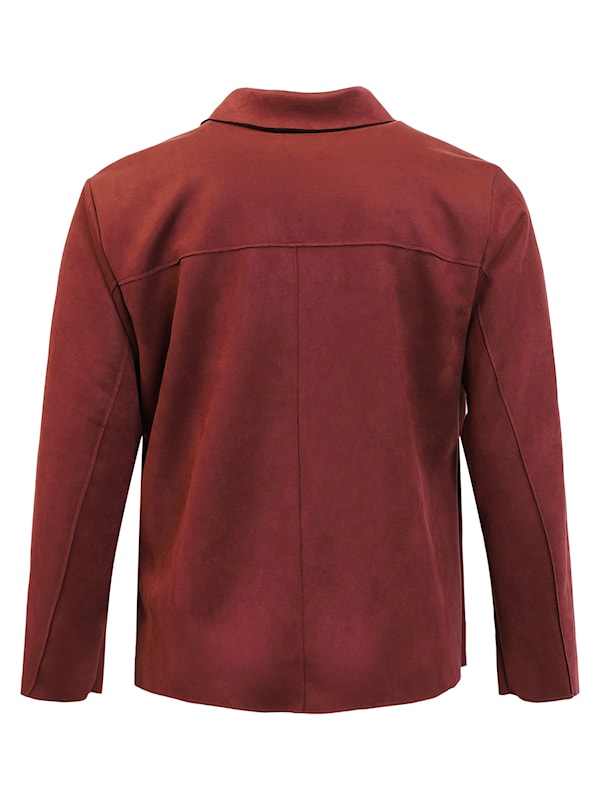 70011 button up shirt style jacket WINE