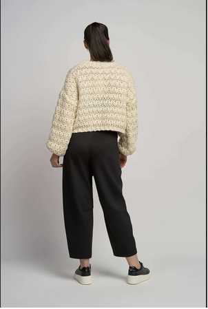 766T SUPER SOFT BARREL LEG JOGGER Black