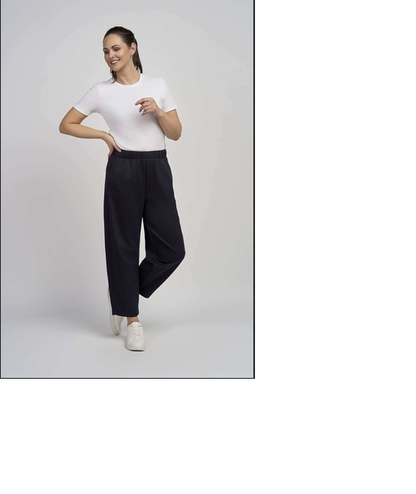 766T SUPER SOFT BARREL LEG JOGGER Black