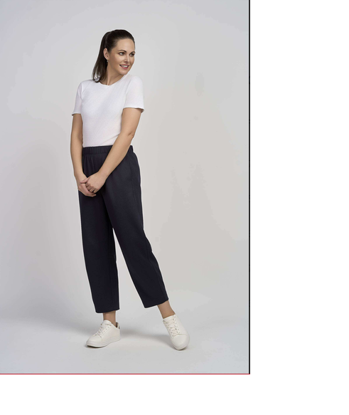 766T SUPER SOFT BARREL LEG JOGGER Black