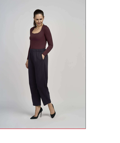 766T SUPER SOFT BARREL LEG JOGGER Navy