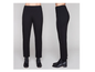 8121/101C Straight Leg Big Elastic Trous Black
