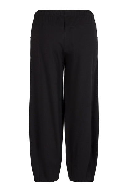 81366 Baloon Hem All Elastic Waist Trous Black