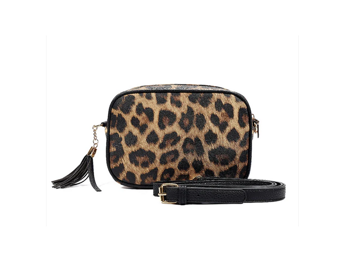 837Lp Animal Print Cb Bag Brown