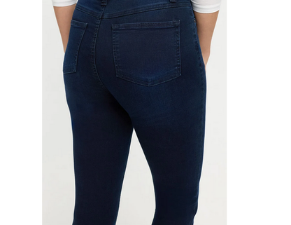 Anm2200 ANKLE LENGTH MID RISE STRAIGHT JEANS Black