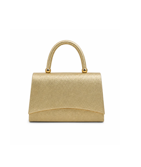 Cb26210-372 Elegant Solid Colour Envelope Style Clutch Bag Gold