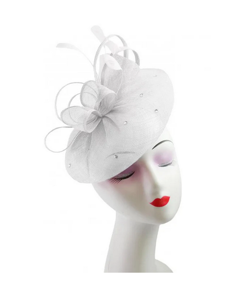 Ft9020-004 Mesh With Bling And Loops White