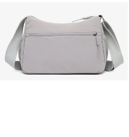 Ht231 CANVAS CASUAL CROSSBODY MULTI POCKET BAG Lilac
