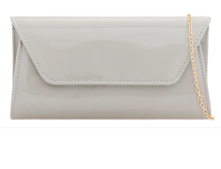 L2250 Patient Envelope Clutch Bag Grey