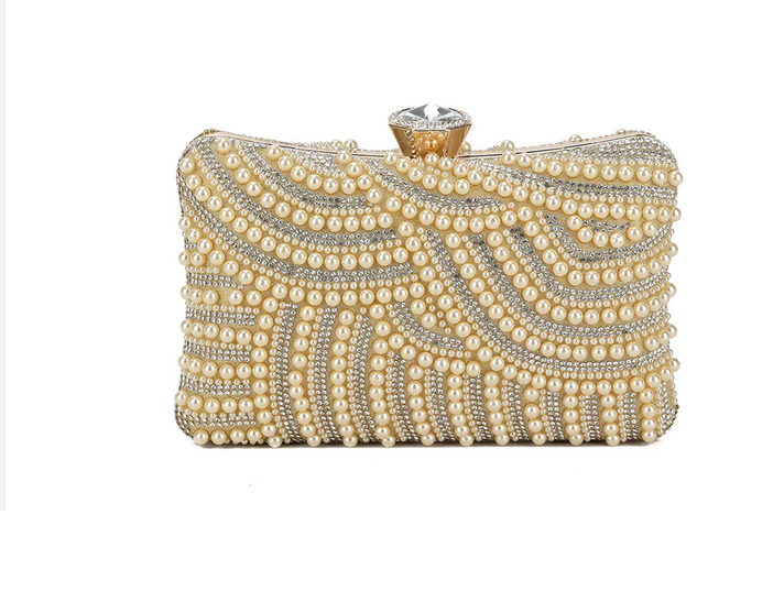Z3113 Bling Small Pearl/Bling Bag Rose Gold