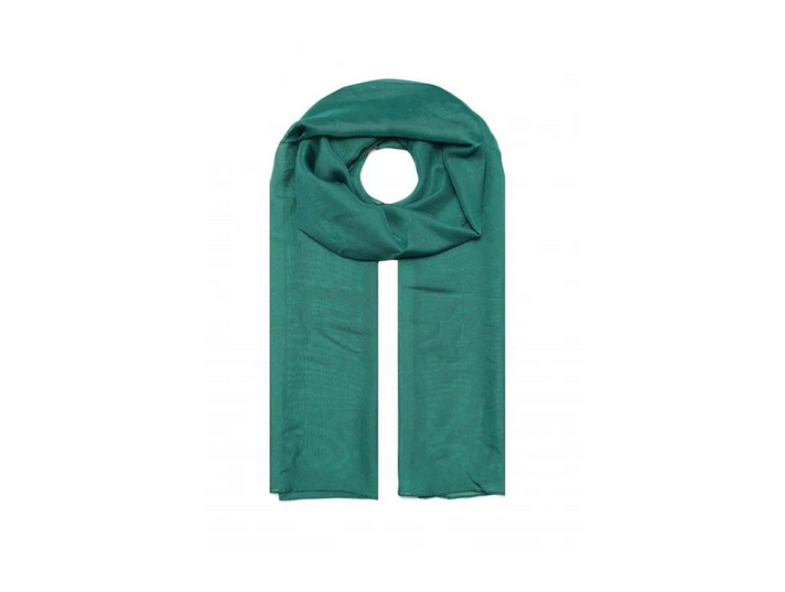 Ab1733-72 PLAIN COLOUR CHIFFON SCARF Teal