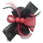 Ab809 Small 2 Tone Clip Fasicinator Black/Coral